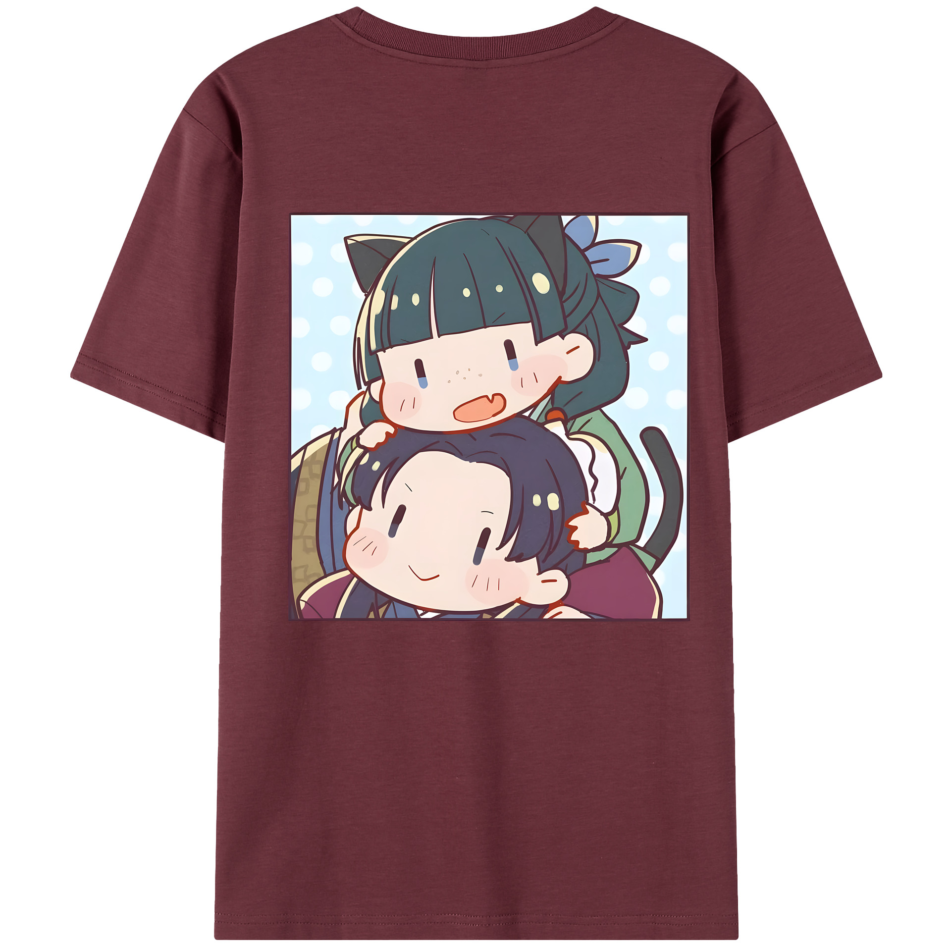 （画像用） 薬屋のひとりごと The Apothecary Diaries 綿100％半袖Tシャツ（背面プリント）